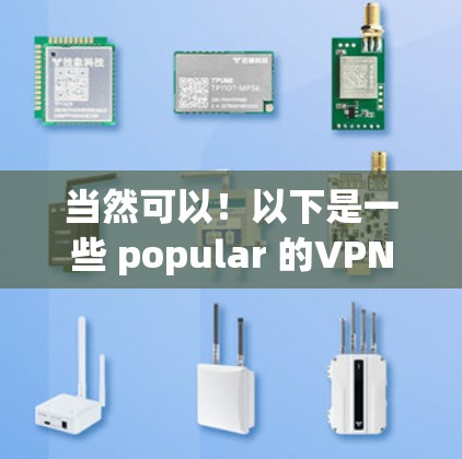 当然可以！以下是一些 popular 的VPN推荐，供你参考